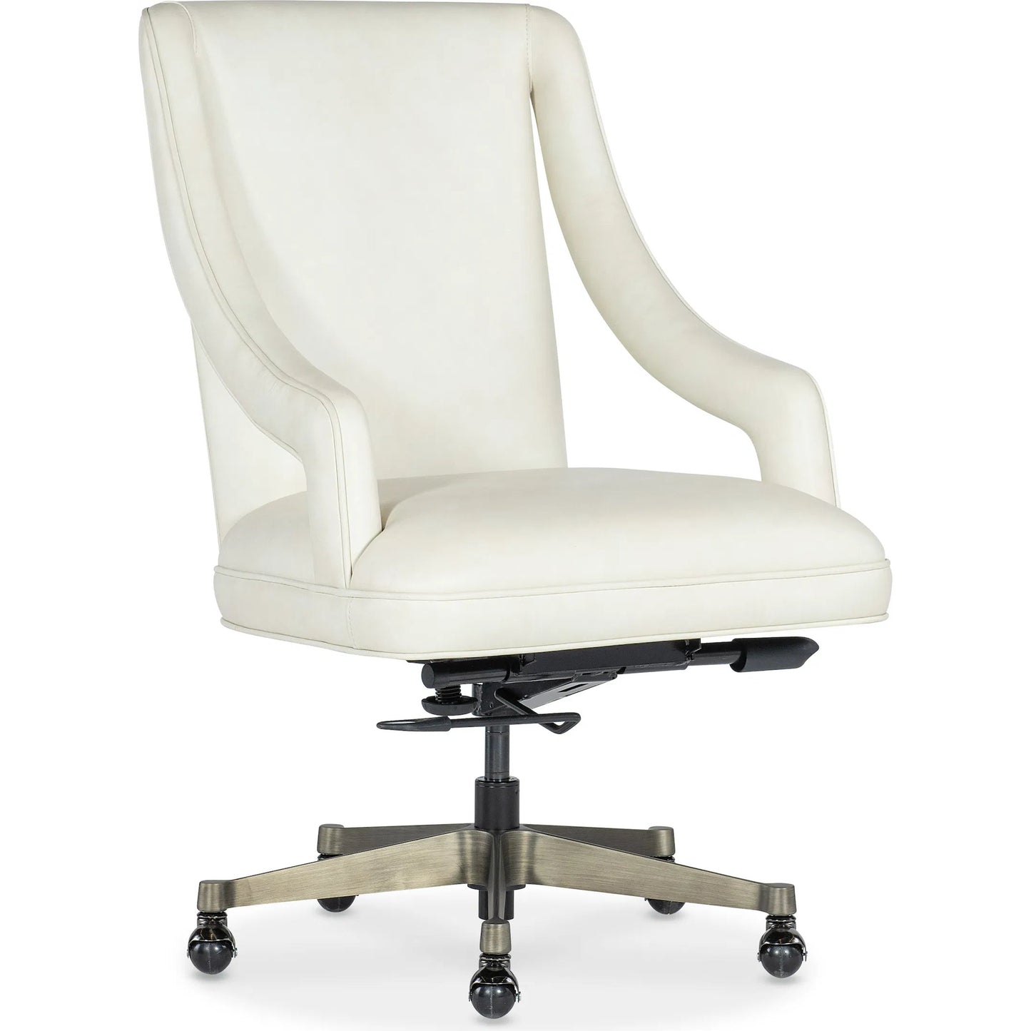 001 SI-2250767 | Primary Silo | Meira Executive Swivel Tilt Chair by Hooker Furniture in white and metal. Made from unique in a modern style.