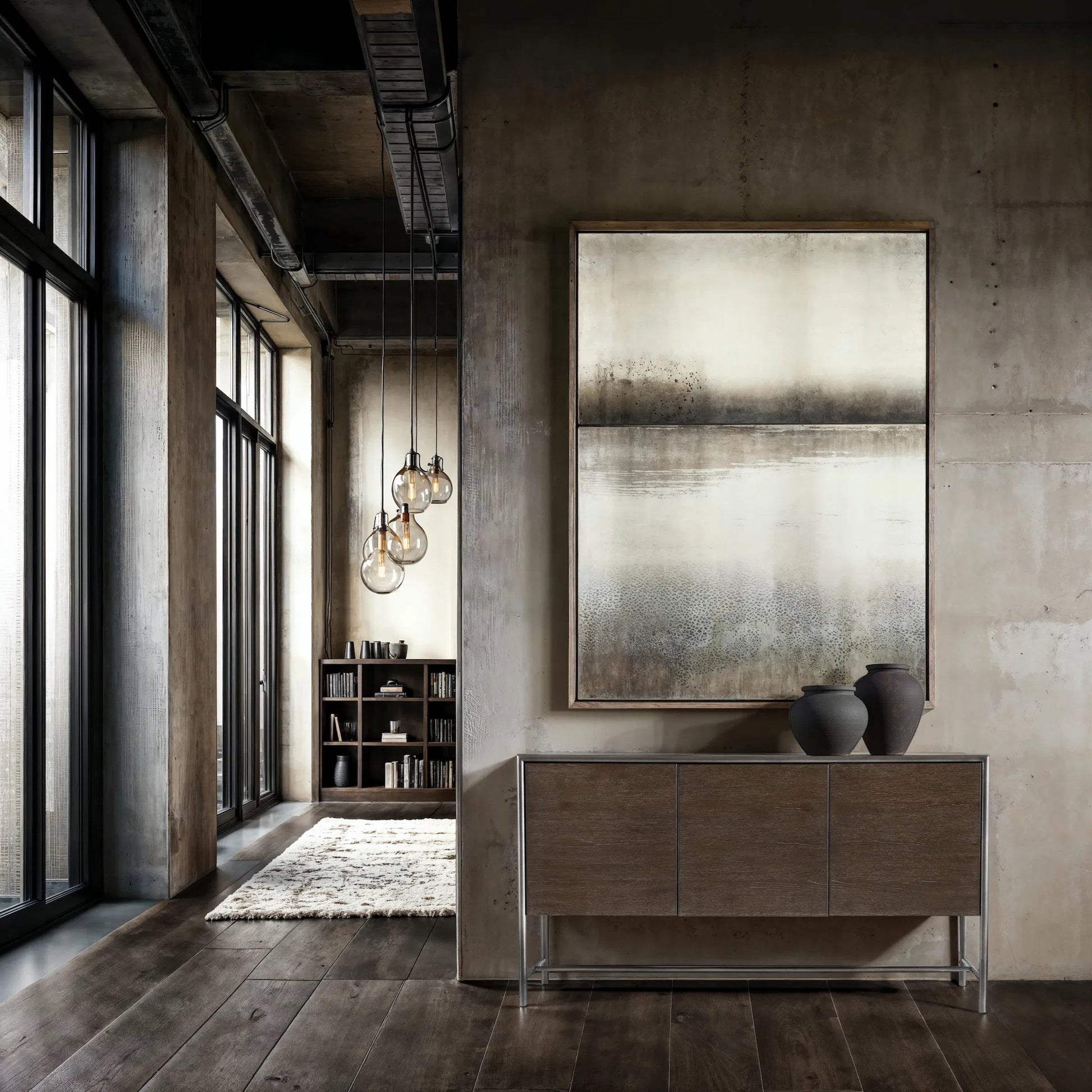 Outline Leg Buffet by Bernhardt in cassel. Made from wood, metal in a transitional style.