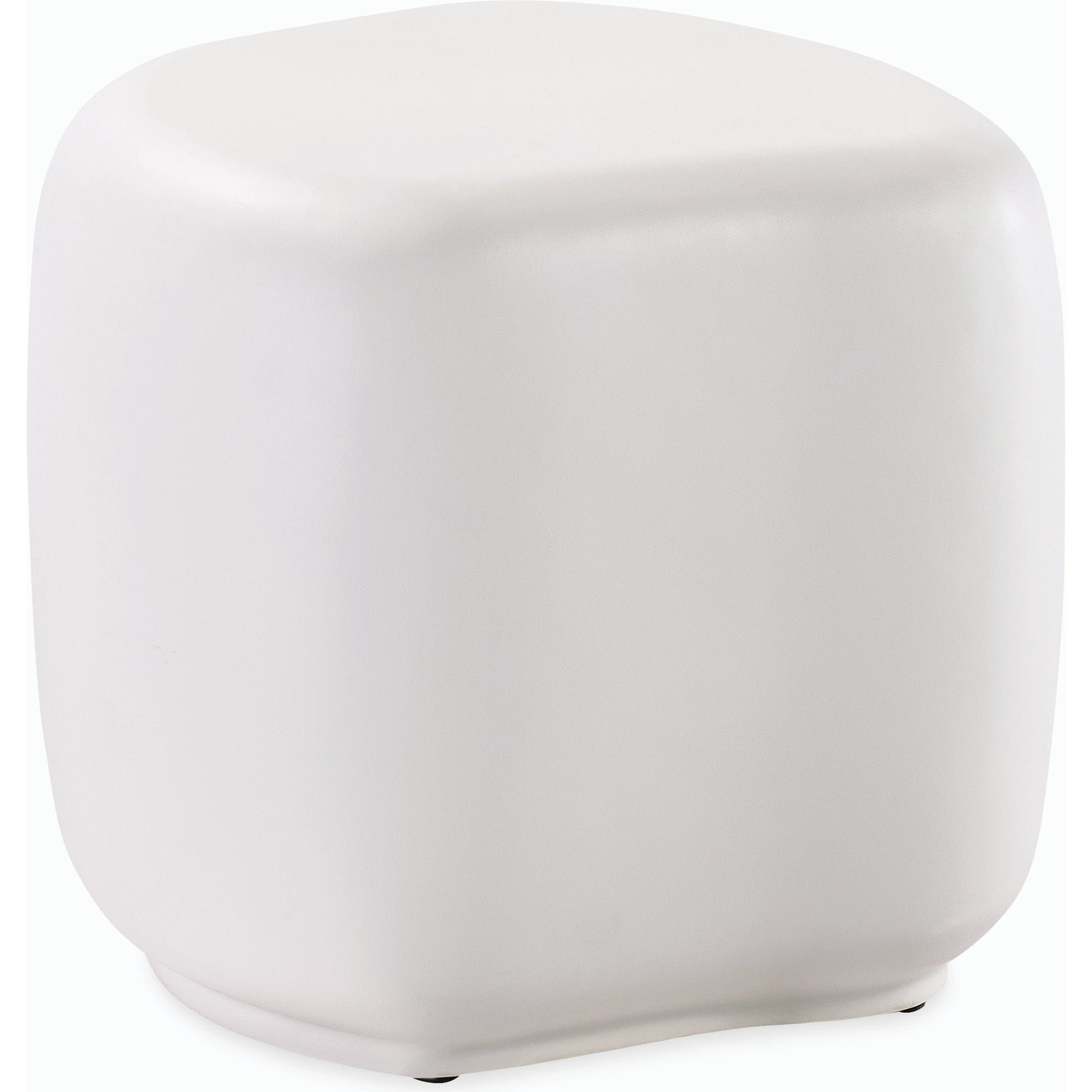 Pebble Outdoor End Table by Sunset West. Made from gfr concrete in a modern style.