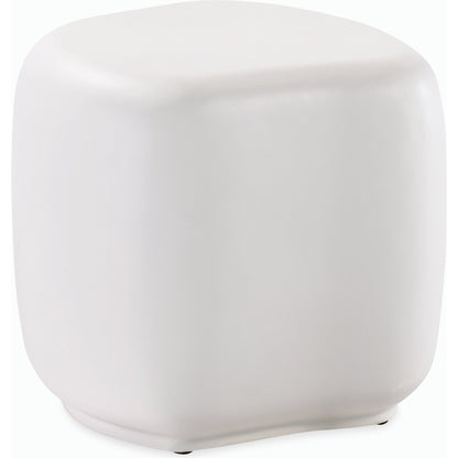 Pebble Outdoor End Table by Sunset West. Made from gfr concrete in a modern style.