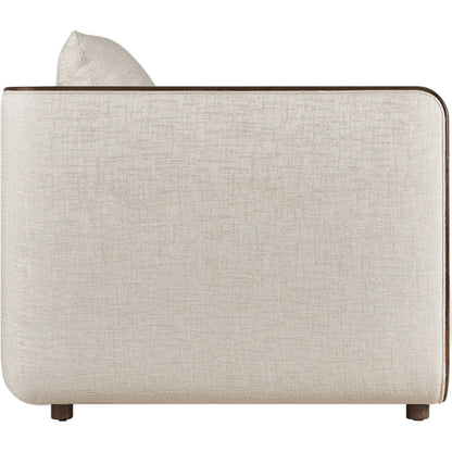 Sagrada Sofa, C-Ivory by A.R.T. Furniture in hazel. Made from parrwood in a transitional style.