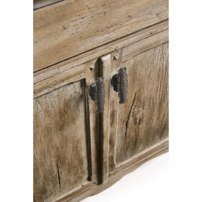 Caldera Sideboard by Jonathan Charles in light spain painted walnut. Made from main acacia veneer in a unique style.