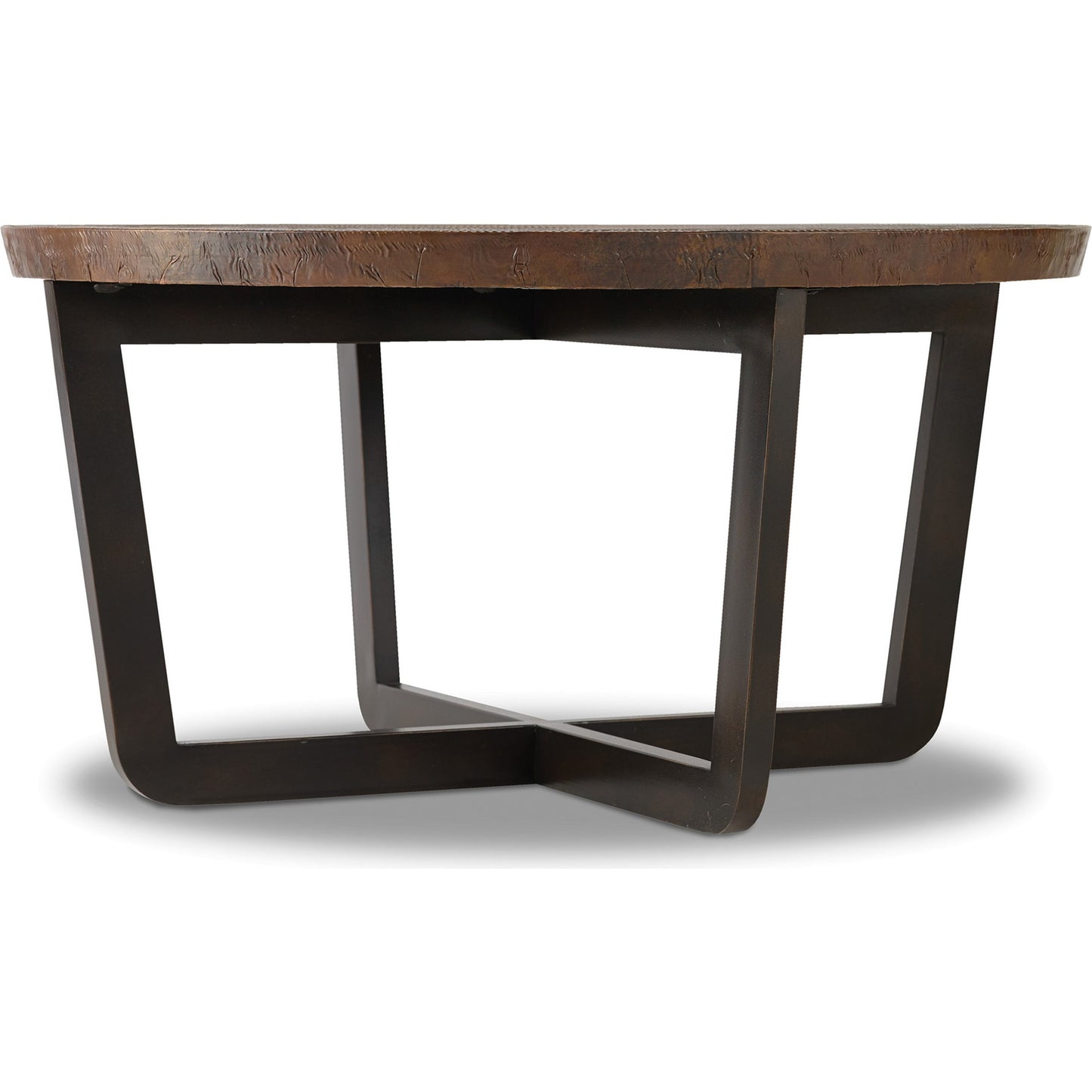001 SI-1749398 | Additional Silo | Parkcrest Cocktail Table by Hooker Furniture in aged copper. Made from aged copper tops, metal bases in a modern style.