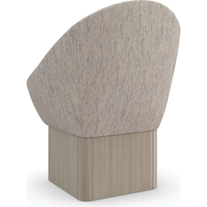 Palma Dining Chair by Caracole in sabbia. Made from asian hardwood, japanese sen in a transitional style.