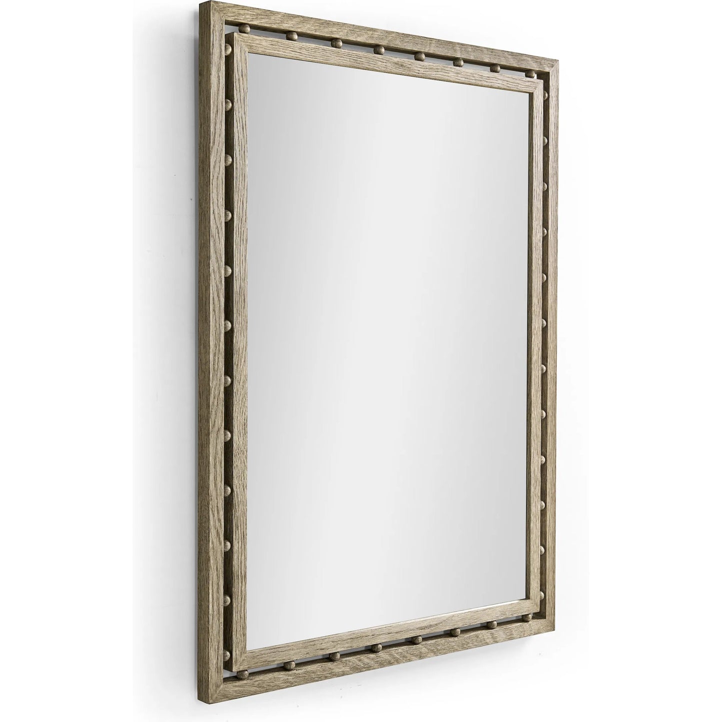 002 SI-2252706 | Additional Silo | Morris Mirror by Jonathan Charles in grey and greyed oak. Made from oak, oak veneer, mirror in a transitional style.
