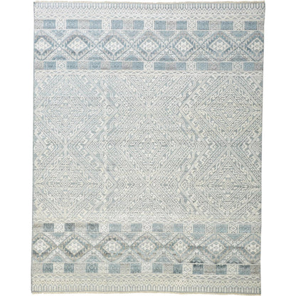 Payton Transitional Diamond Rug - 6495F by Feizy. Made from viscose, wool in a unique style.