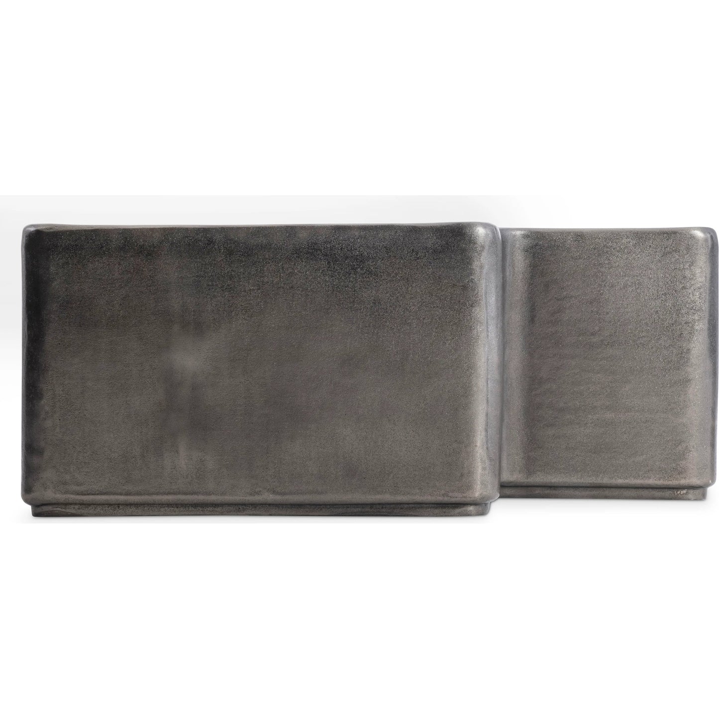002 SI-2513401 | Additional Silo | Juri Cocktail Table by Bernhardt in graphite. Made from metal in a modern style.
