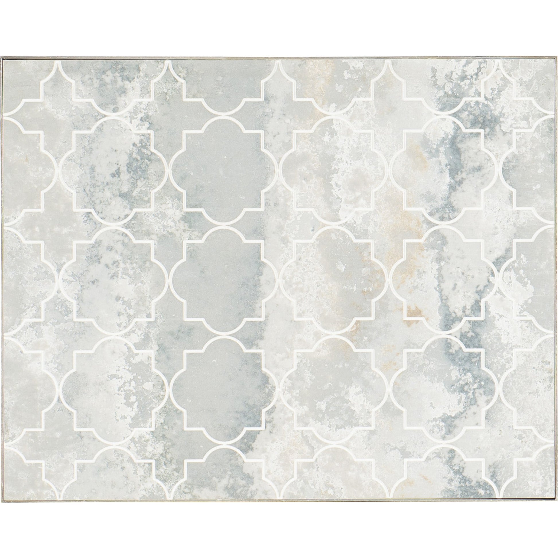 Lapilli End Table by Hooker Furniture in silver. Made from metal, stone veneer in a modern style.