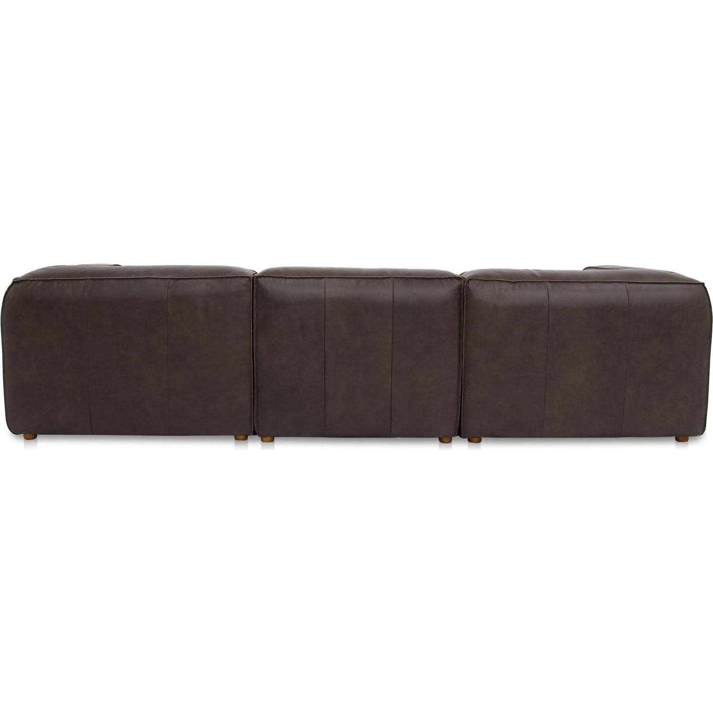 003 SI-2368051 | Additional Silo | Form Classic L Shaped Modular Sectional by Moe's Home Collection in espresso. Made from full top-grain leather, solid wood, plywood frame, high density foam, feather fill, zig zag spring support in a traditional style.