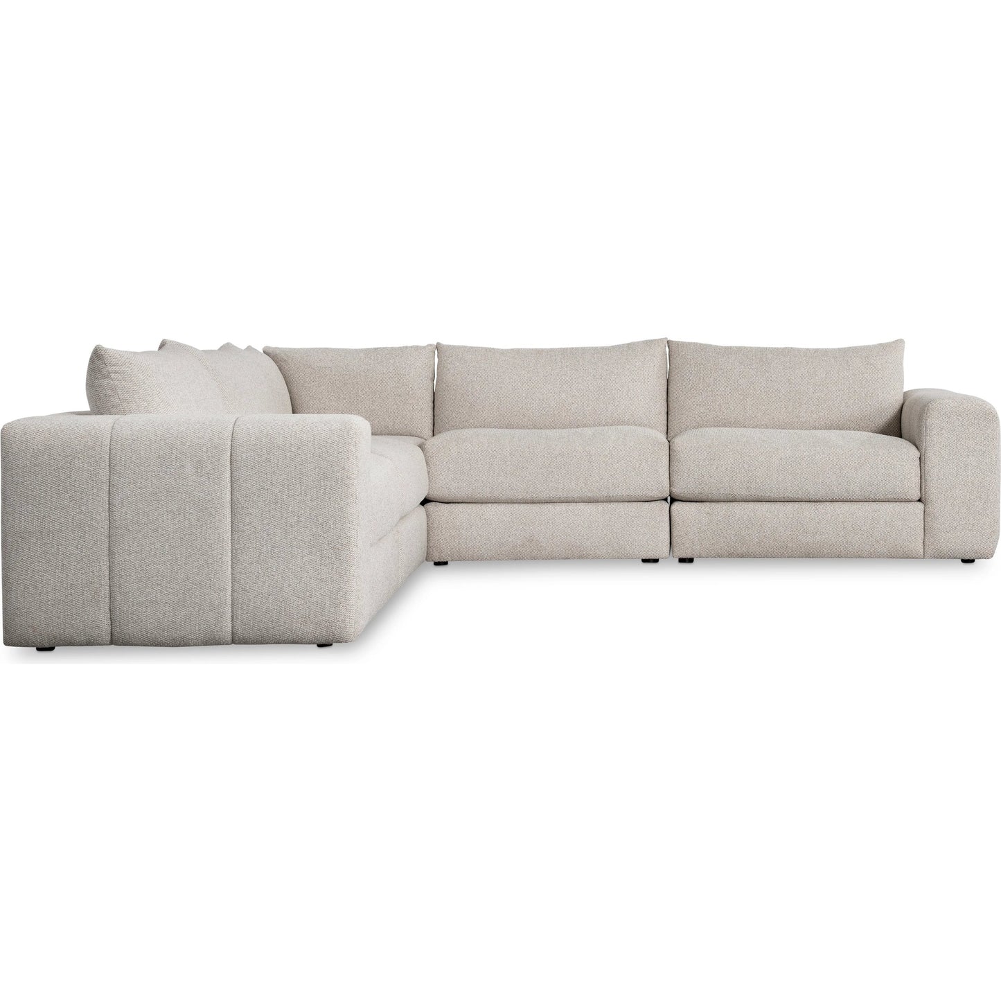 004 SI-2524043 | Additional Silo | Vista 5-Piece Fabric Sectional by Bernhardt in beige. Made from fabric in a transitional style.