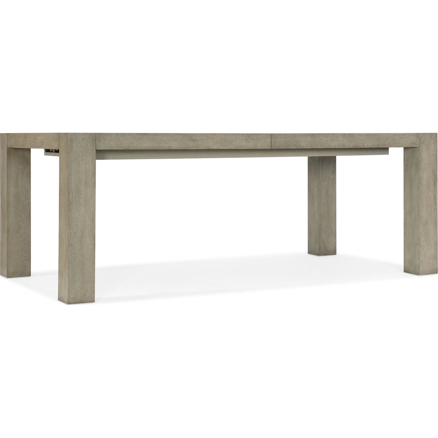 001 SI-1900789 | Primary Silo | Linville Falls North Fork Dining Table by Hooker Furniture in mink. Made from oak veneers in a modern style.