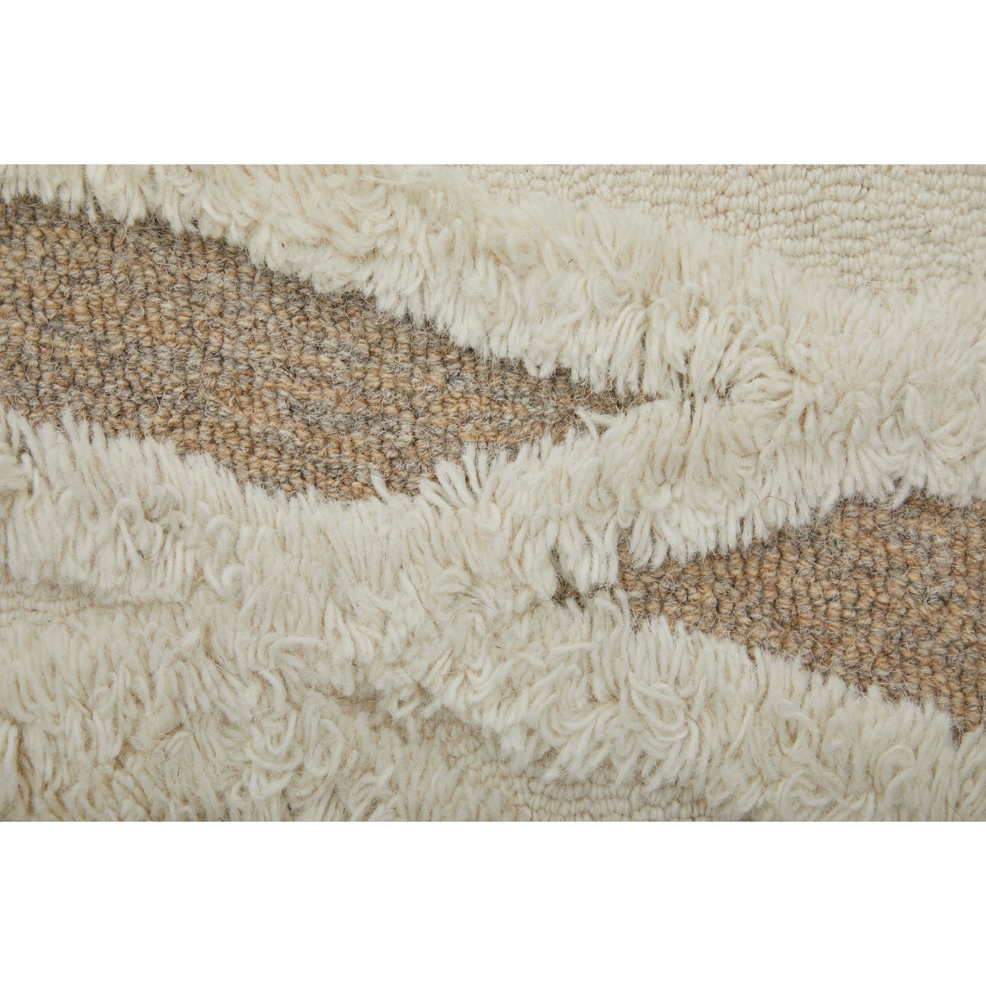 Anica Transitional Geometric Rug - 8008F by Feizy in ivory, taupe, brown. Made from wool in a unique style.