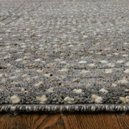 Dering Polka Dots Rug - T27T6042 by Thom Felicia by Feizy Rugs in gray, tan, taupe. Made from wool in a unique style.