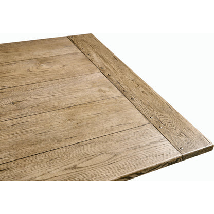 Timeless Sidereal French Laundry Table 96" by Jonathan Charles. Made from oak in a modern style.