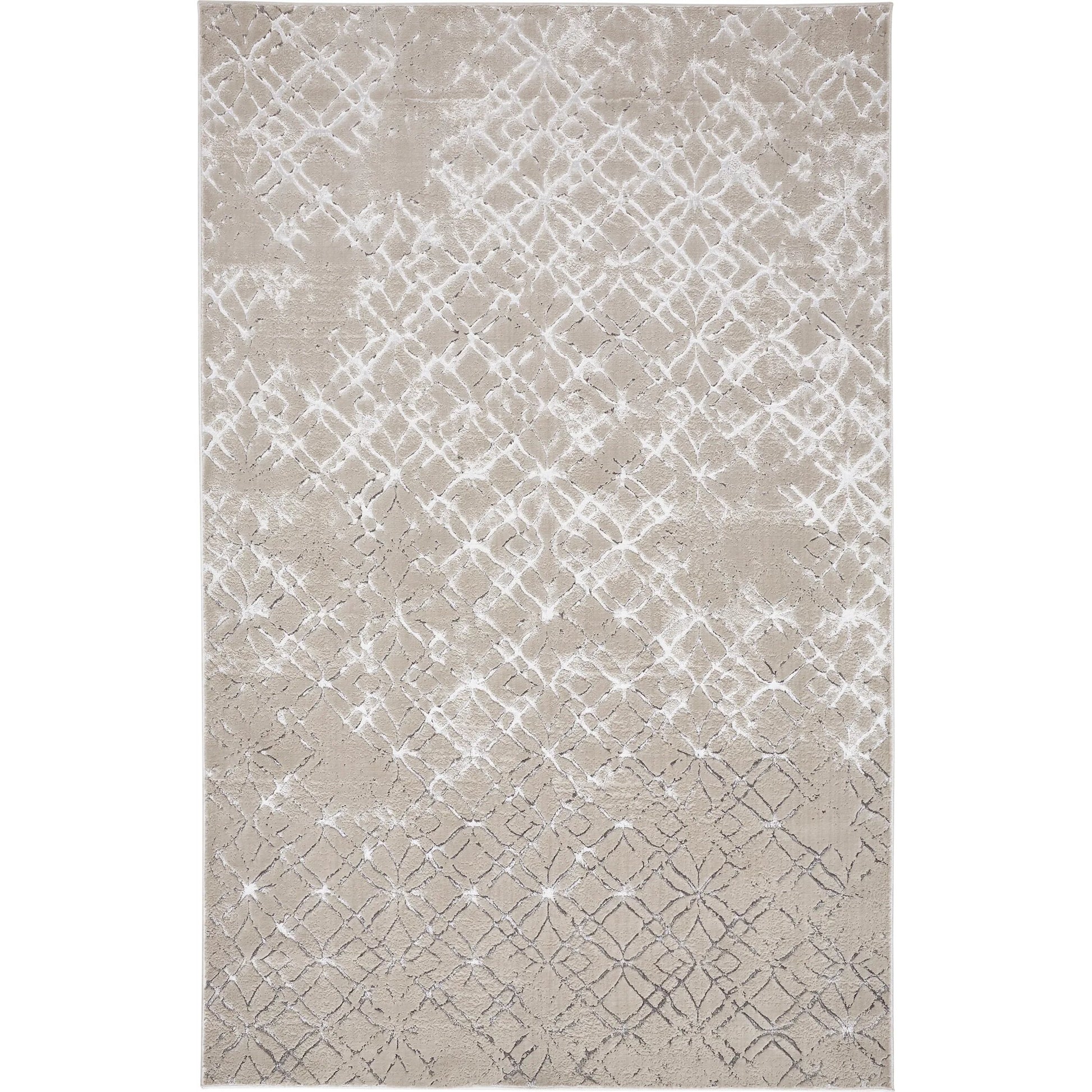 Micah Metallic Trellis Rug - 3047F by Feizy. Made from polyester, polypropylene in a unique style.