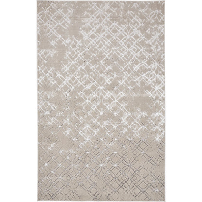 Micah Metallic Trellis Rug - 3047F by Feizy. Made from polyester, polypropylene in a unique style.
