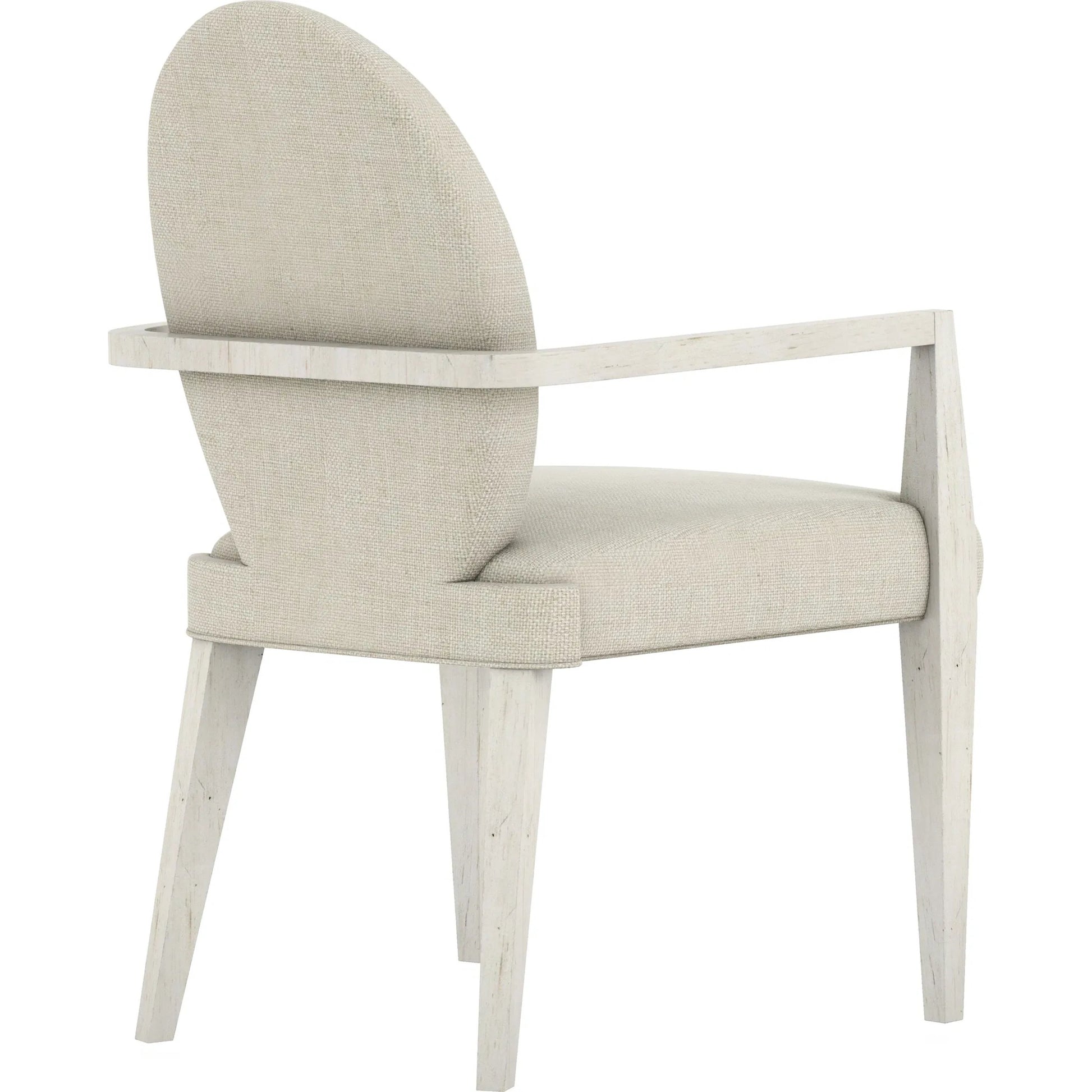 Ashlar Upholstered Arm Chair (Set of 2) by A.R.T. Furniture in beige and bisque. Made from parawood solids, birch veneers, foam, fabric in a transitional style.