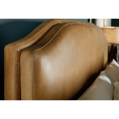 Driftwood Upholstered Bed by Hooker Furniture in sun-faded oak. Made from unique in a transitional style.