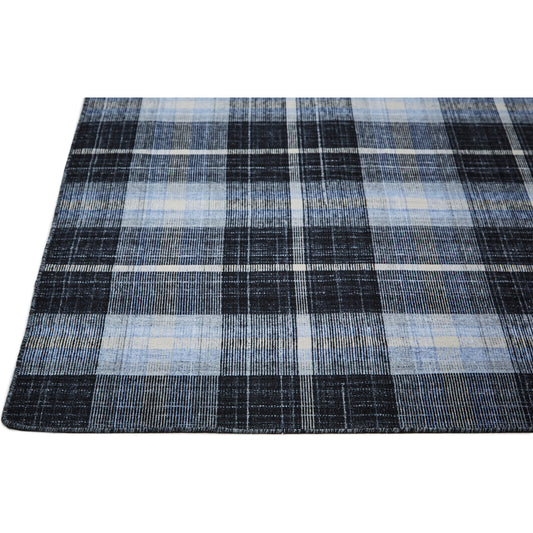 Crosby Transitional Plaid Rug - 0565F by Feizy. Made from pet in a unique style.