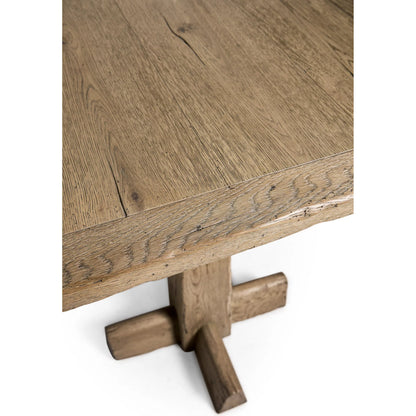 Echo Canyon Square Bar Table by Jonathan Charles in faded oak. Made from main oak in a unique style.