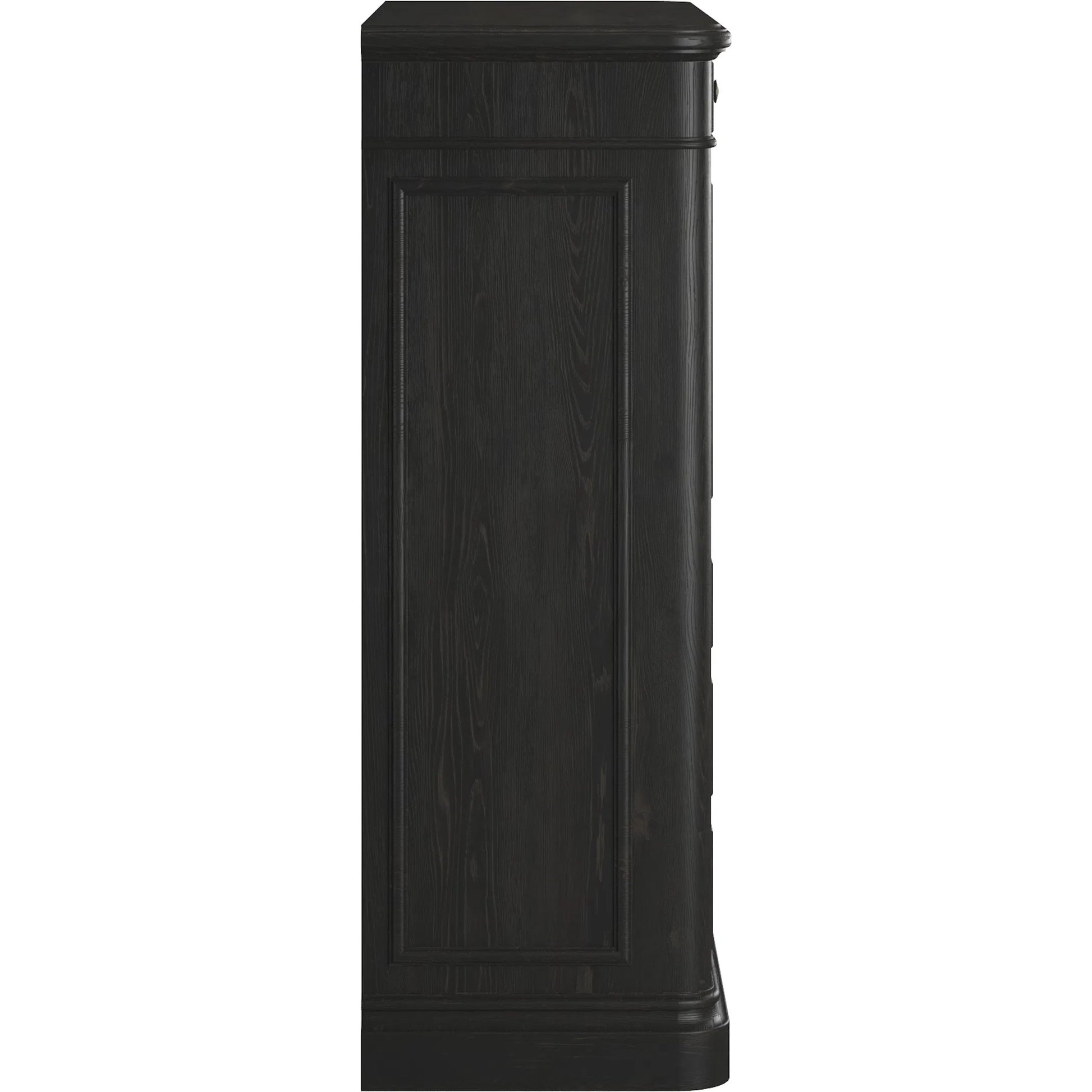 Atrium 6 Drawer Chest by A.R.T. Furniture in hand rubbed black, undertones of brown. Made from unique in a traditional style.