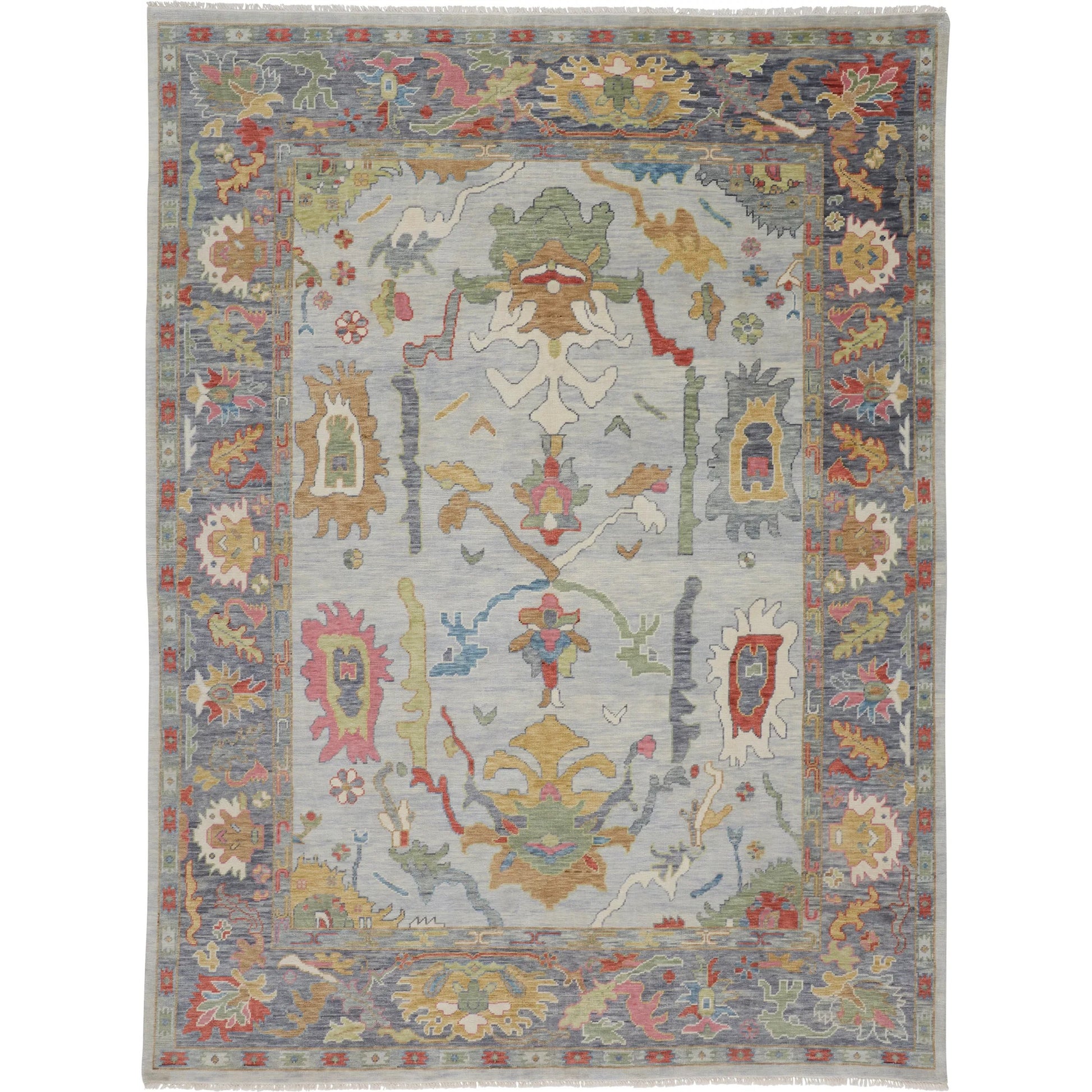 Karina Traditional Persian Rug - 6794F by Feizy in blue, gray, gold. Made from wool in a unique style.