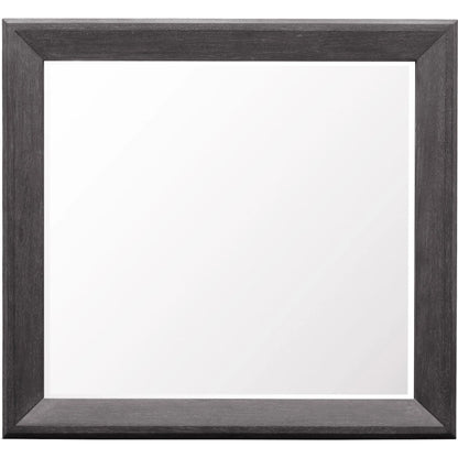 Quincy Dresser Mirror by Pulaski Furniture in molasses. Made from ash wood veneers in a unique style.