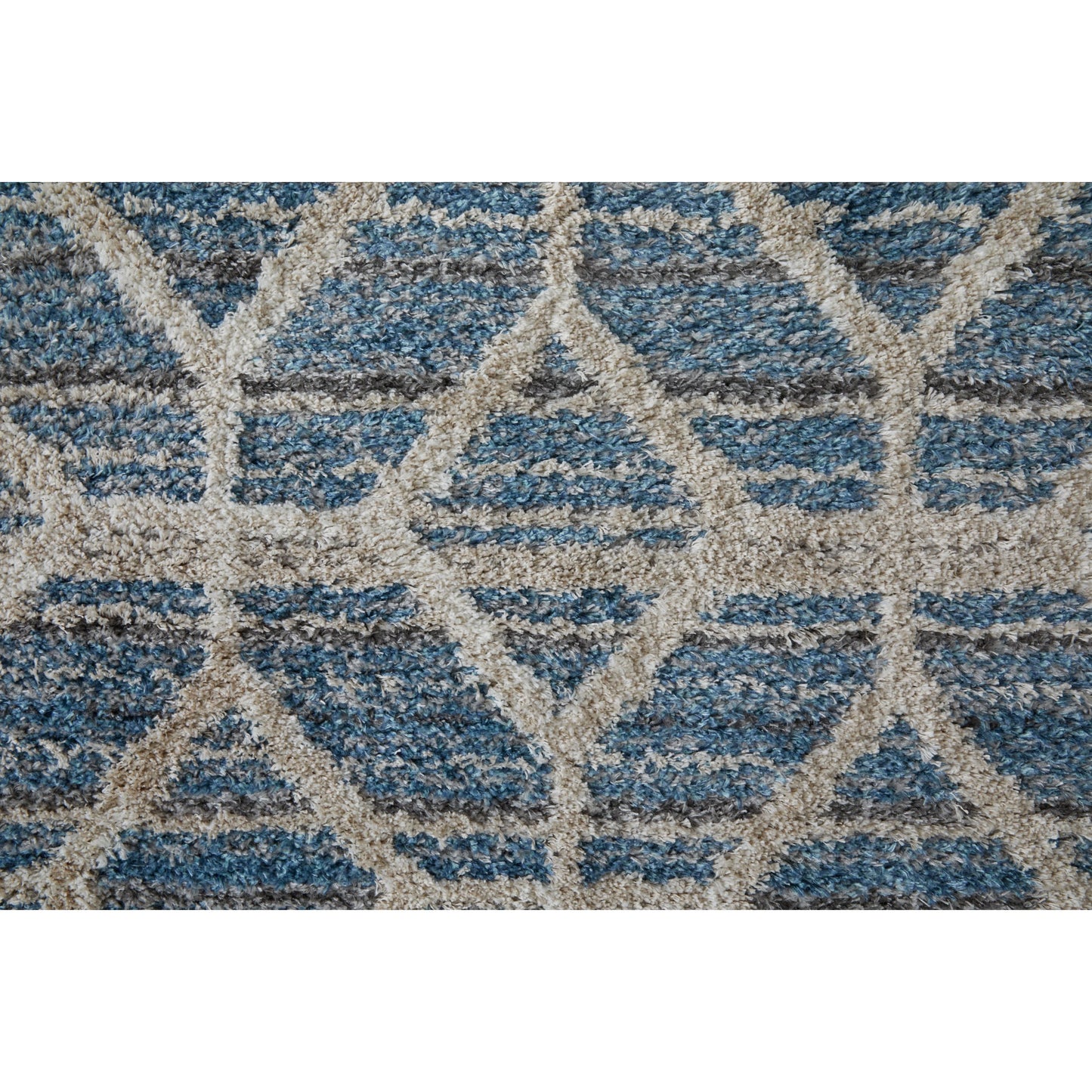 010 SI-2007145,SI-2007146,SI-2007147,SI-2007148,SI-2007149,SI-2007150 | Closeup | Mynka Transitional Diamond Rug - 39ICF by Feizy. Made from polyester in a unique style.