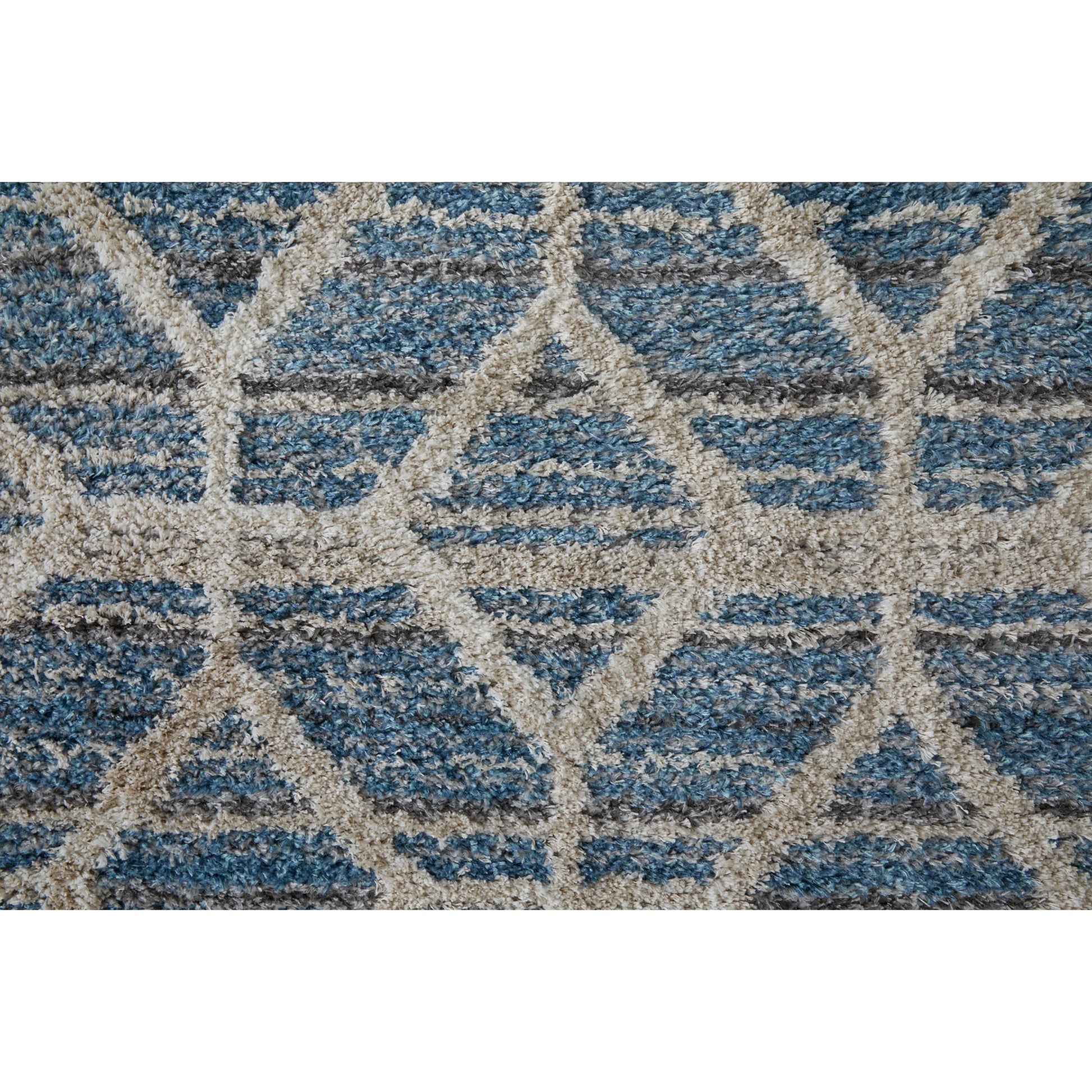 Mynka Transitional Diamond Rug - 39ICF by Feizy. Made from polyester in a unique style.