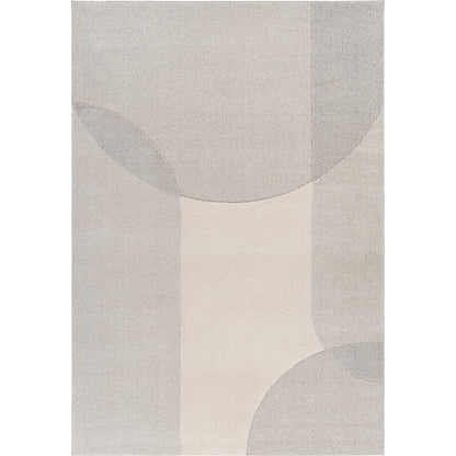 Flux Rug - 26994 by Livabliss in light beige, taupe, medium gray, gray. Made from 100% polypropylene in a unique style.
