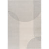 Light Beige, Taupe, Medium Gray, Gray / 5'3" x 7'7"