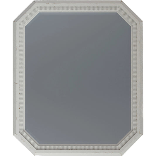 Palisade Mirror by A.R.T. Furniture in white and vintage white. Made from resin, glass in a modern style.