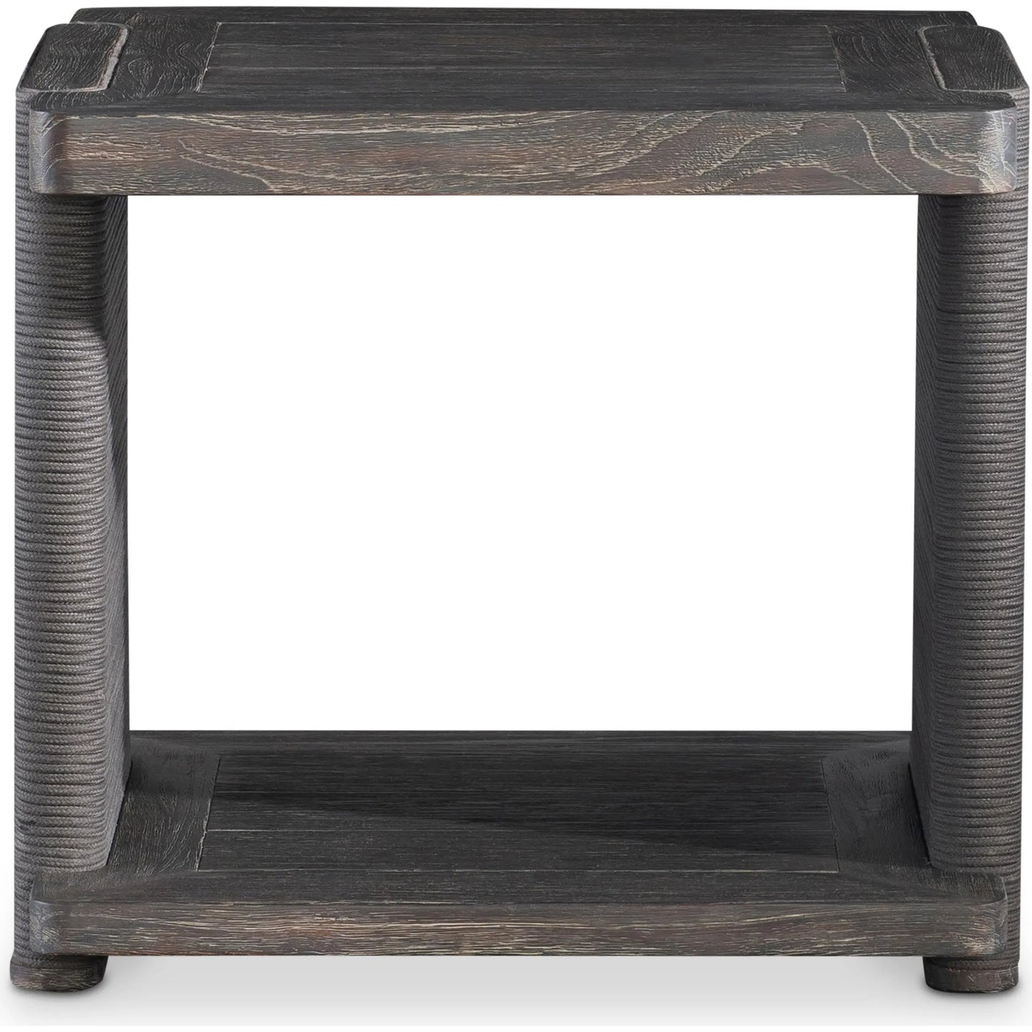 002 SI-2534175 | Additional Silo | Andros Side Table by Bernhardt in brown. Made from wood in a unique style.