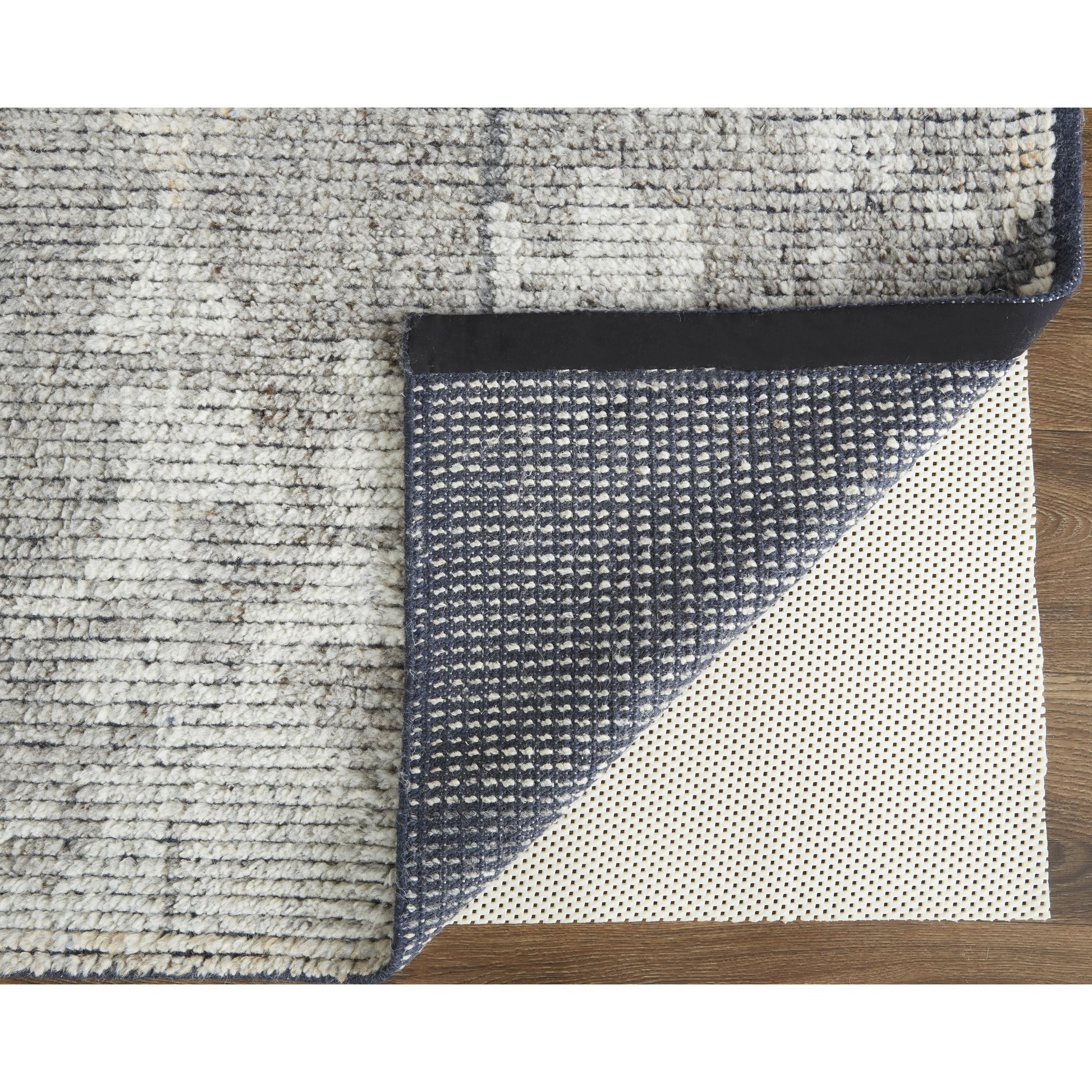 Alford Rug - 6925F by Feizy in gray, silver. Made from wool in a unique style.