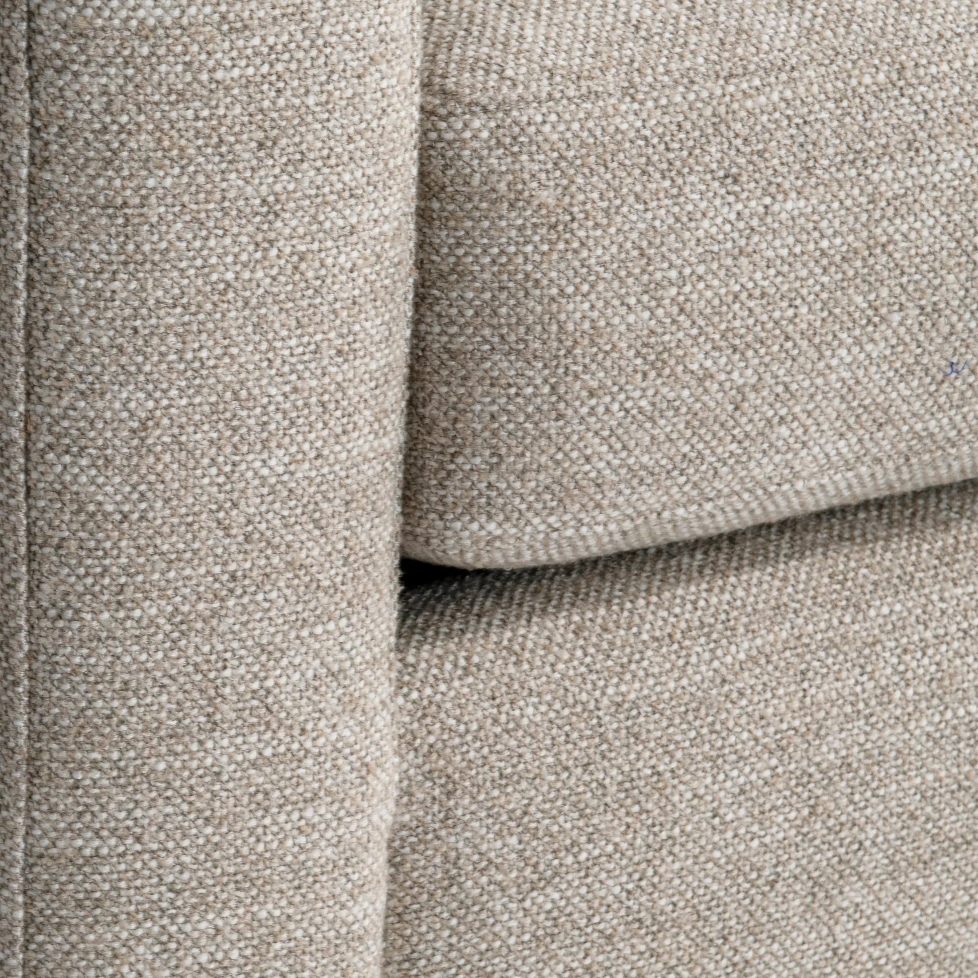 Keirnan Fabric Swivel Chair by Bernhardt in beige, tan. Made from polyfoam core, virgin polyester fibers, waterfowl feathers, waterfowl down in a transitional style.