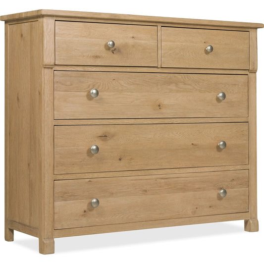 Driftwood Five-Drawer Chest by Hooker Furniture. Made from unique in a transitional style.