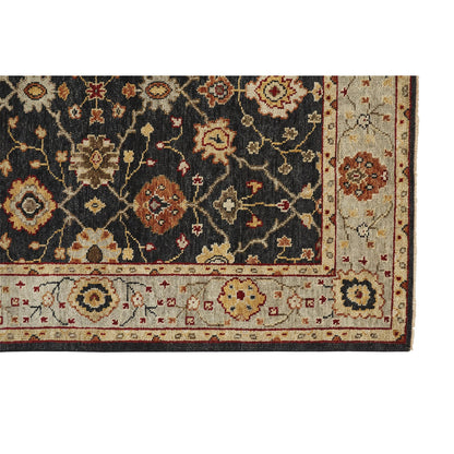 Carrington Traditional Oriental Rug - 6500F by Feizy in black, gold, gray. Made from wool in a unique style.