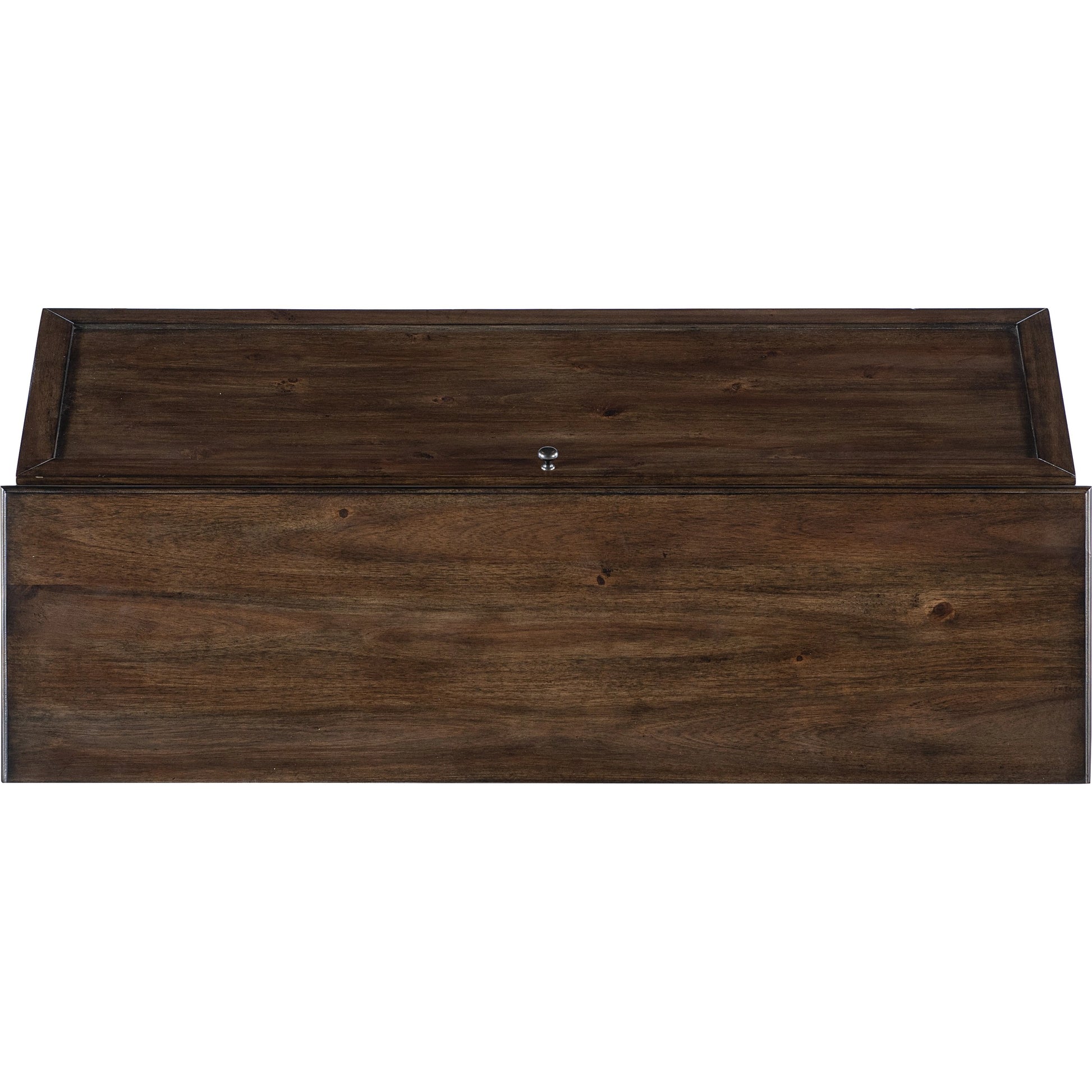 Commerce and Market Secretariat Secretary by Hooker Furniture in dark wood. Made from clean acacia solids in a transitional style.