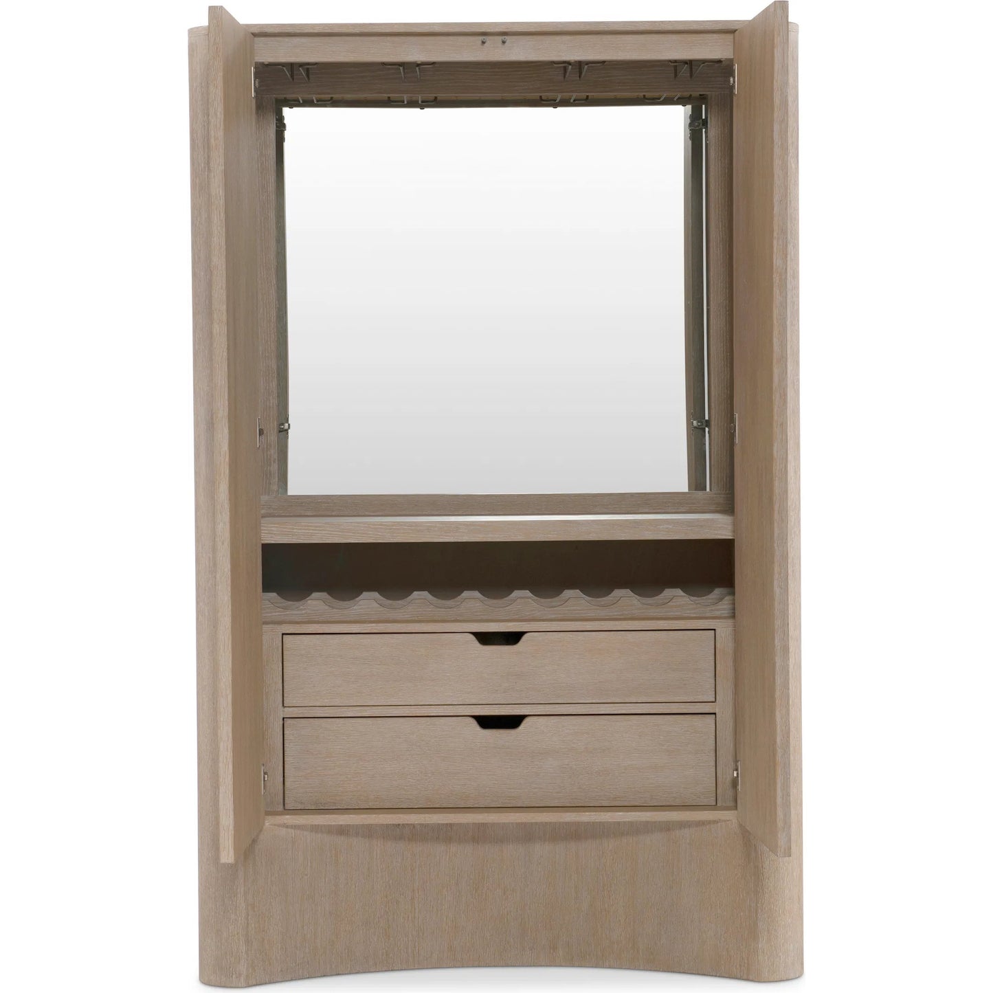 003 SI-2514886 | Additional Silo | Loggia Bar Cabinet by Bernhardt in aria. Made from wood in a transitional style.