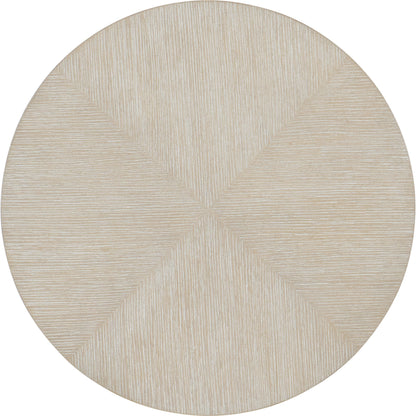 Modern Mood Round Nightstand by Hooker Furniture. Made from oak veneers in a modern style.