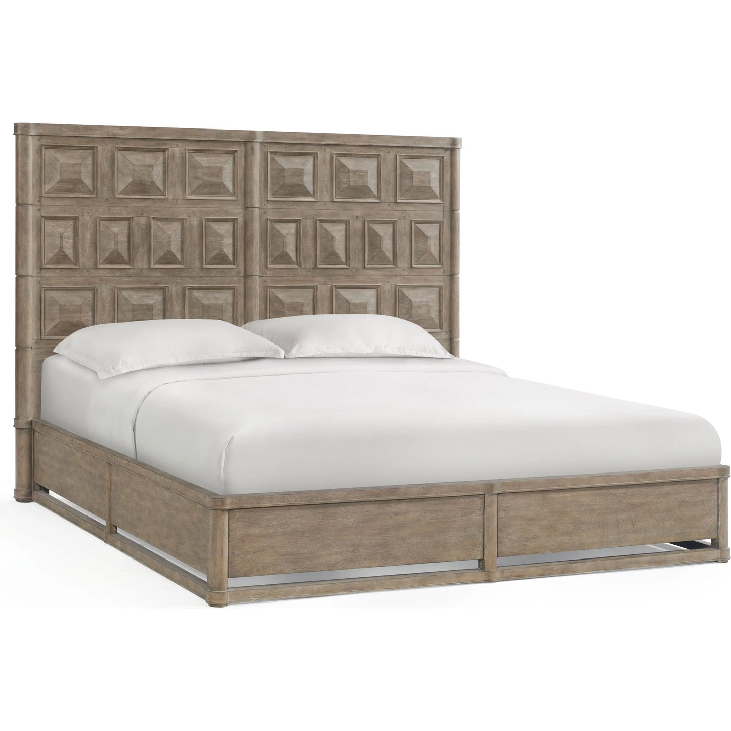 000 SI-2356203 | Primary Silo | Reforma Panel Bed by A.R.T. Furniture in tapenade. Made from parawood solids, random match flaky oak veneers in a traditional style.