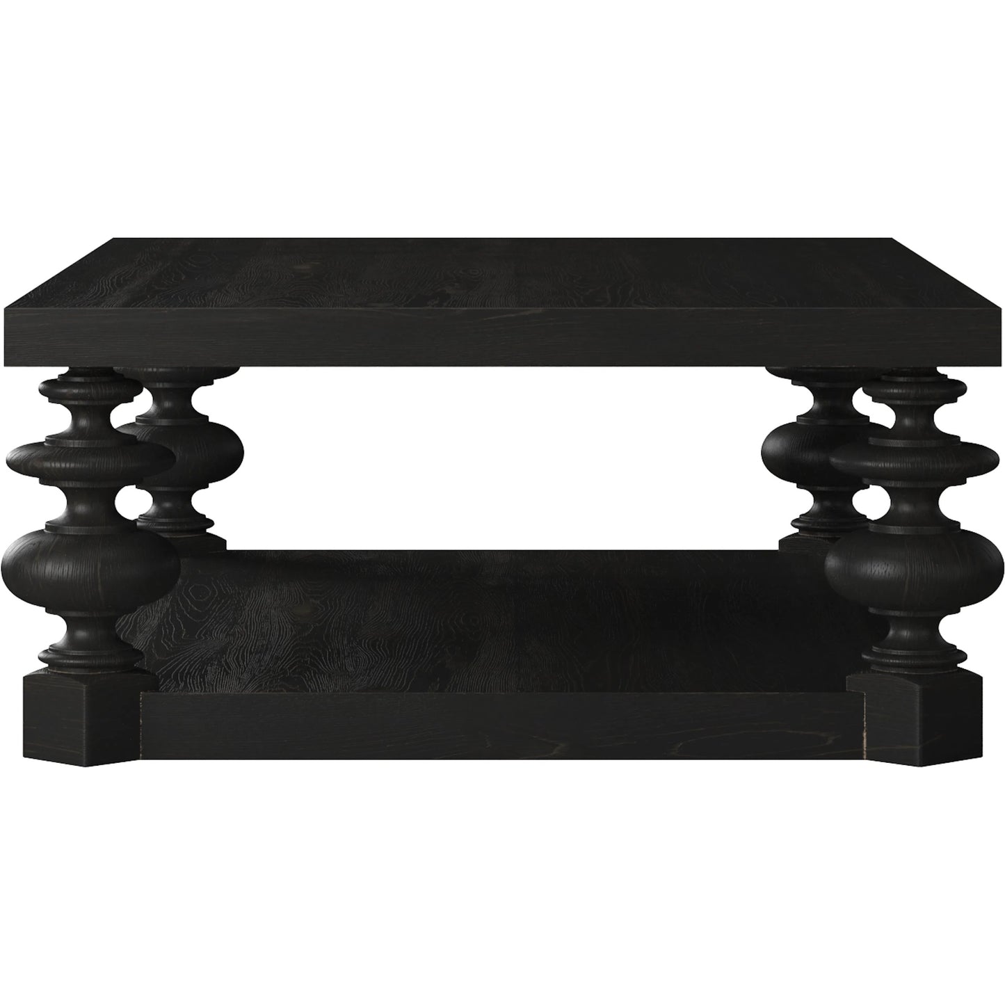 003 SI-2453370 | Additional Silo | Atrium Rectangular Coffee Table by A.R.T. Furniture in hand rubbed black, undertones of brown. Made from unique in a traditional style.