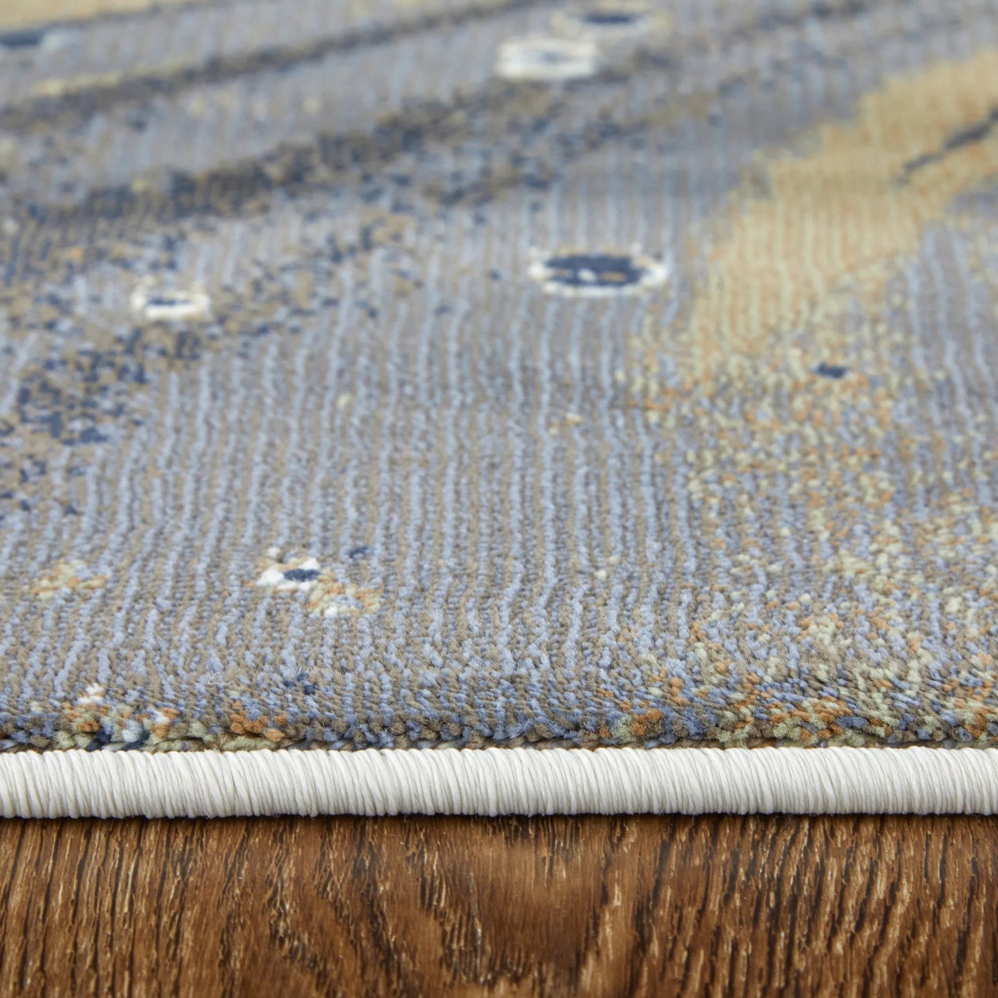 007 SI-2518387,SI-2518388 | Closeup | Mandana CME39M1F Rug by Feizy in ivory, taupe, blue. Made from polyester, polypropylene in a unique style.