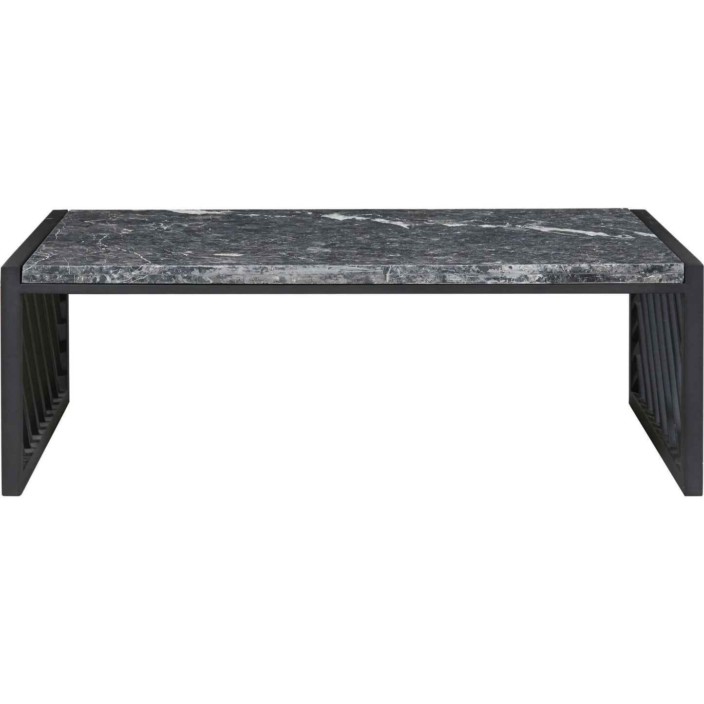 002 SI-2238765 | Additional Silo | Modern Industrial Stone Top Cocktail Table by Pulaski Furniture in black. Made from stone in a modern style.