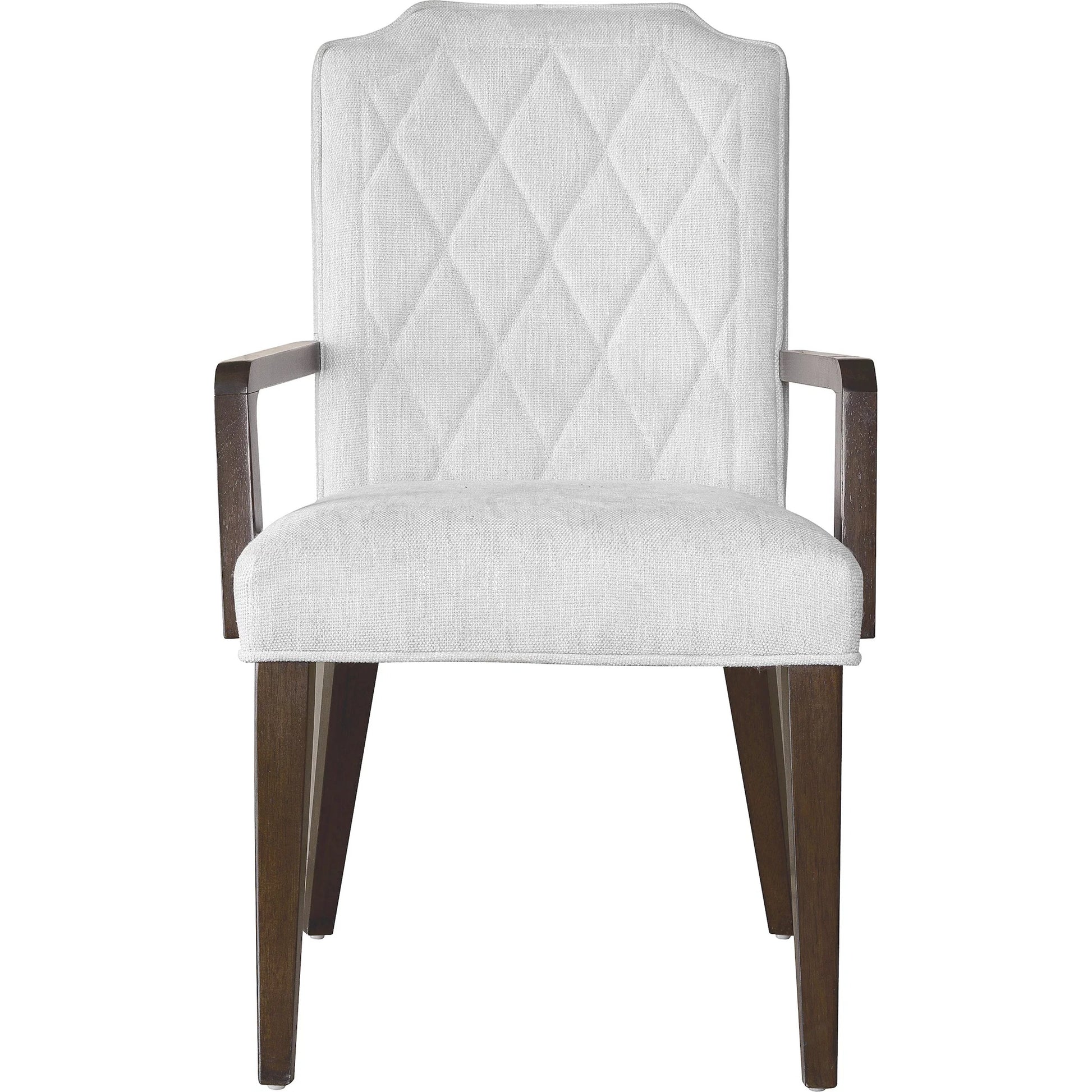 Asher Park Upholstered Arm Chair by Pulaski Furniture in cloud, piano brown. Made from rubberwood solids in a unique style.