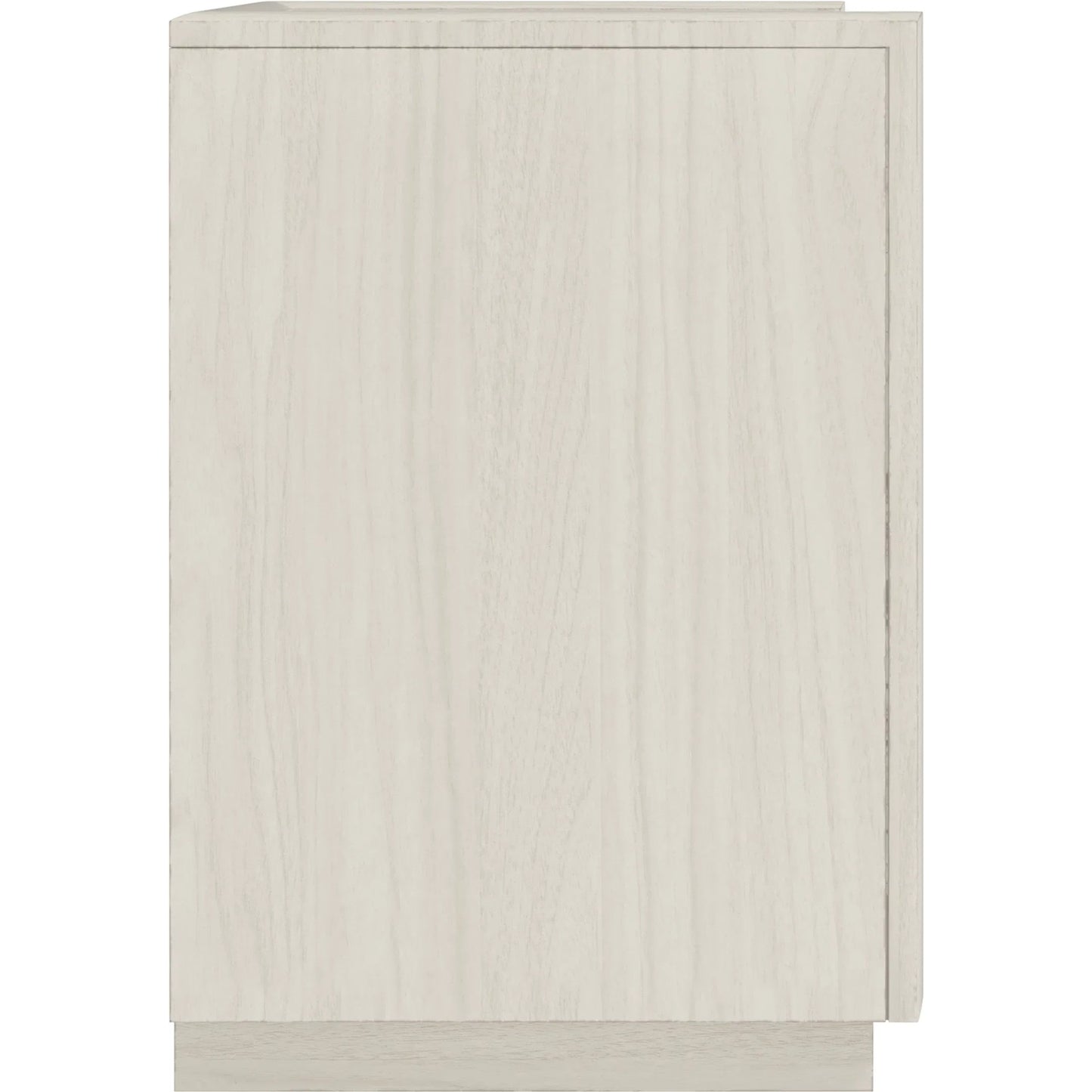 003 SI-2453375 | Additional Silo | Cotiere Nightstand in Linen by A.R.T. Furniture in linen. Made from parawood solids, mixed split cathedral, quarter white oak veneers, fabric in a transitional style.