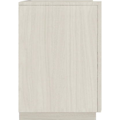 Cotiere Nightstand in Linen by A.R.T. Furniture in linen. Made from parawood solids, mixed split cathedral, quarter white oak veneers, fabric in a transitional style.