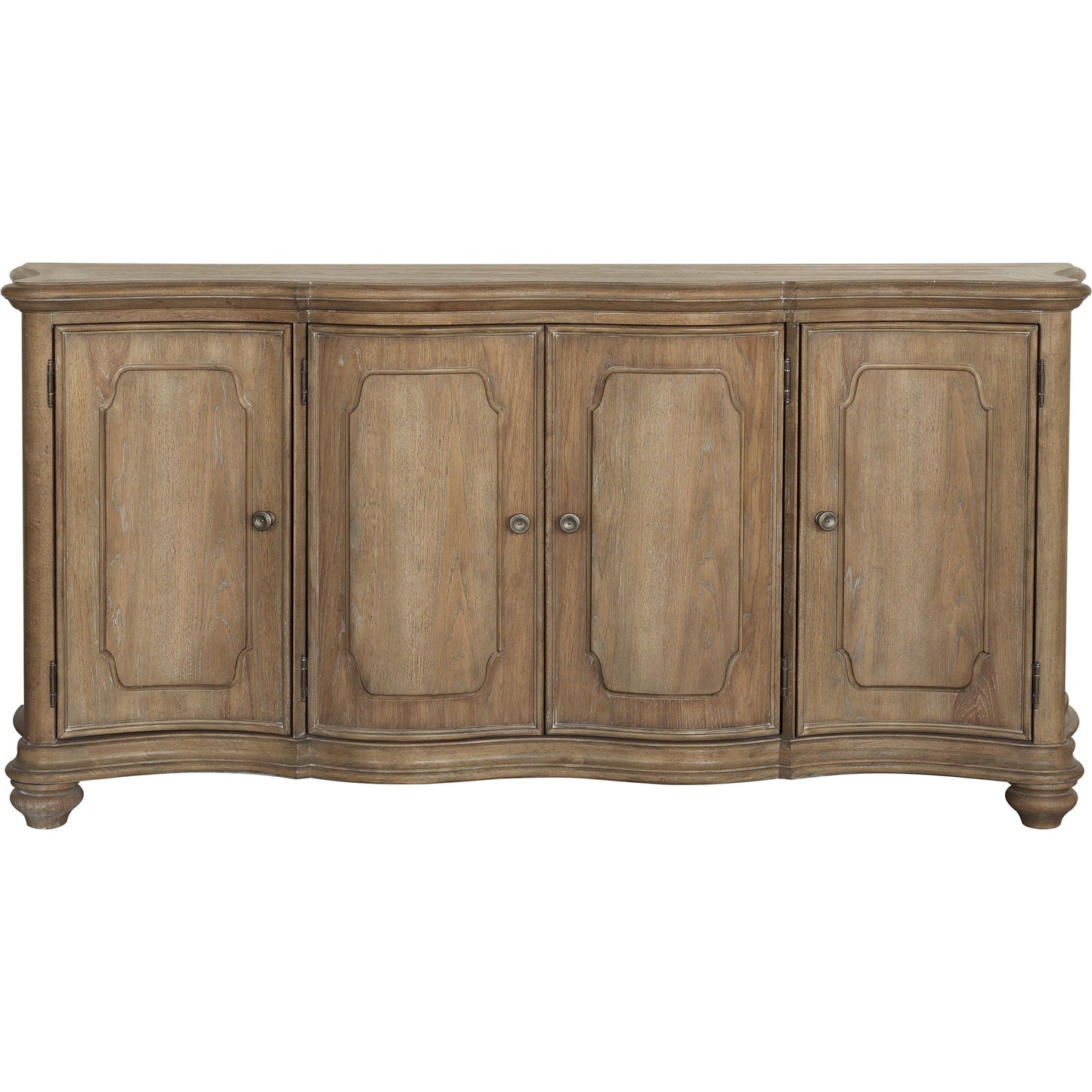 001 SI-2155671 | Primary Silo | Weston Hills Buffet by Pulaski Furniture in flax seed. Made from hardwood solids, hickory veneers in a traditional style.