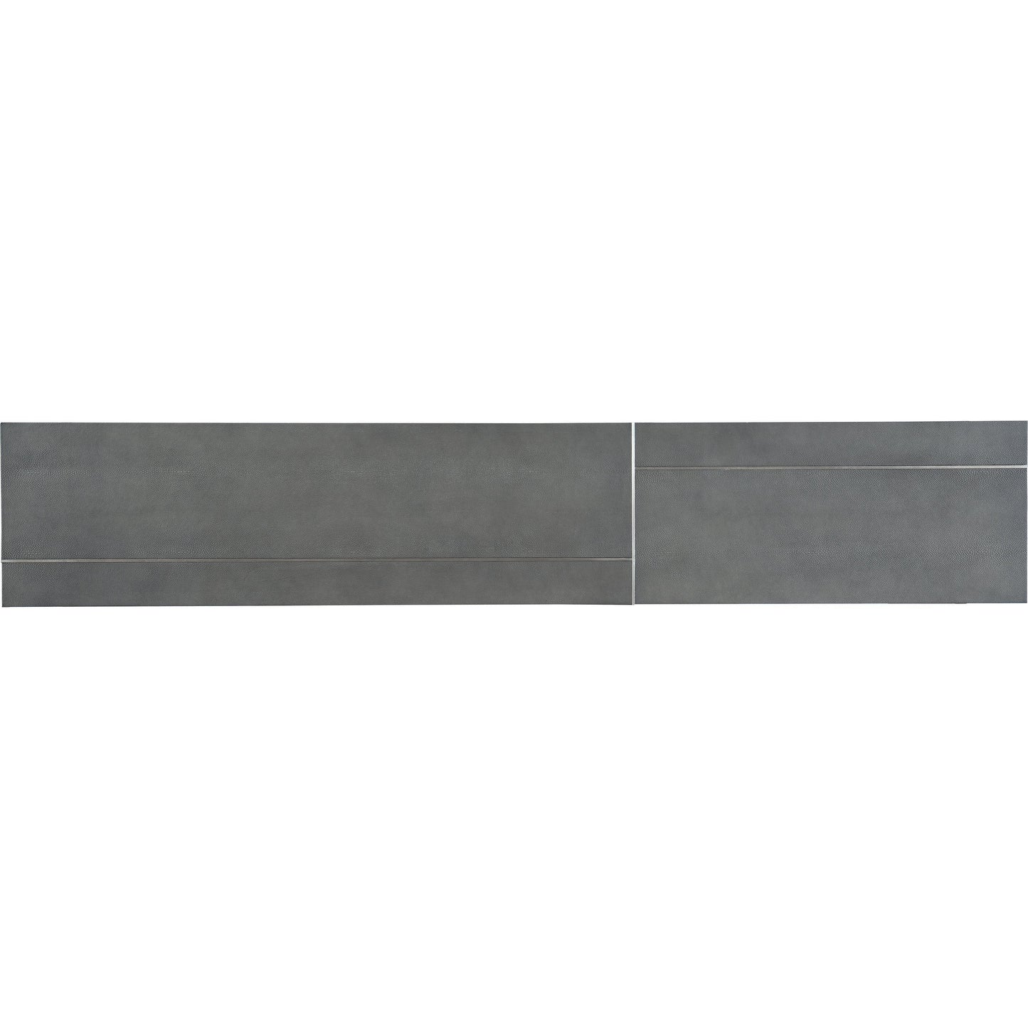 002 SI-1959561 | Additional Silo | Chapman Mixed Media Console Table by Hooker Furniture in gray and pewter. Made from metal, faux shagreen in a modern style.