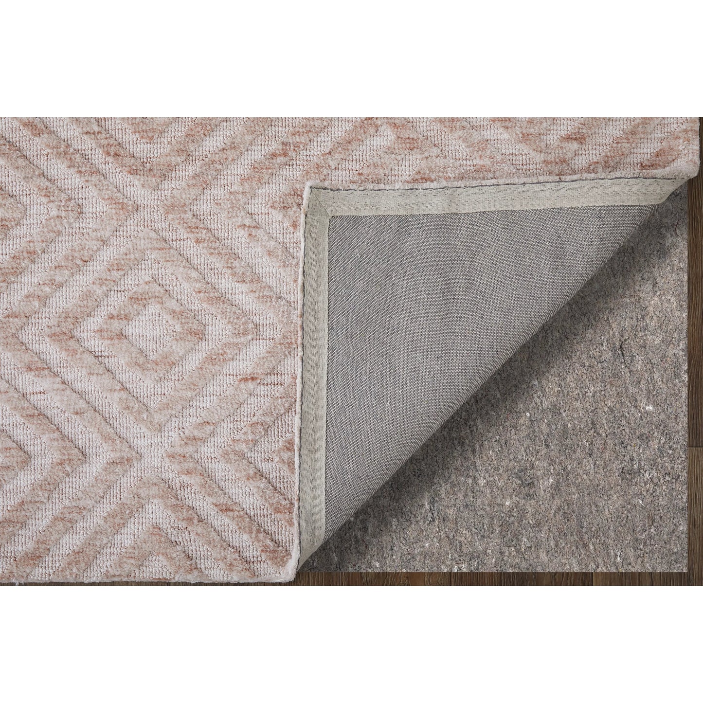 016 SI-1754192,SI-1754193,SI-1754194,SI-1754195,SI-1754196 | Closeup | Colton Diamond Rug - 8792F by Feizy in pink, ivory. Made from polyester in a unique style.